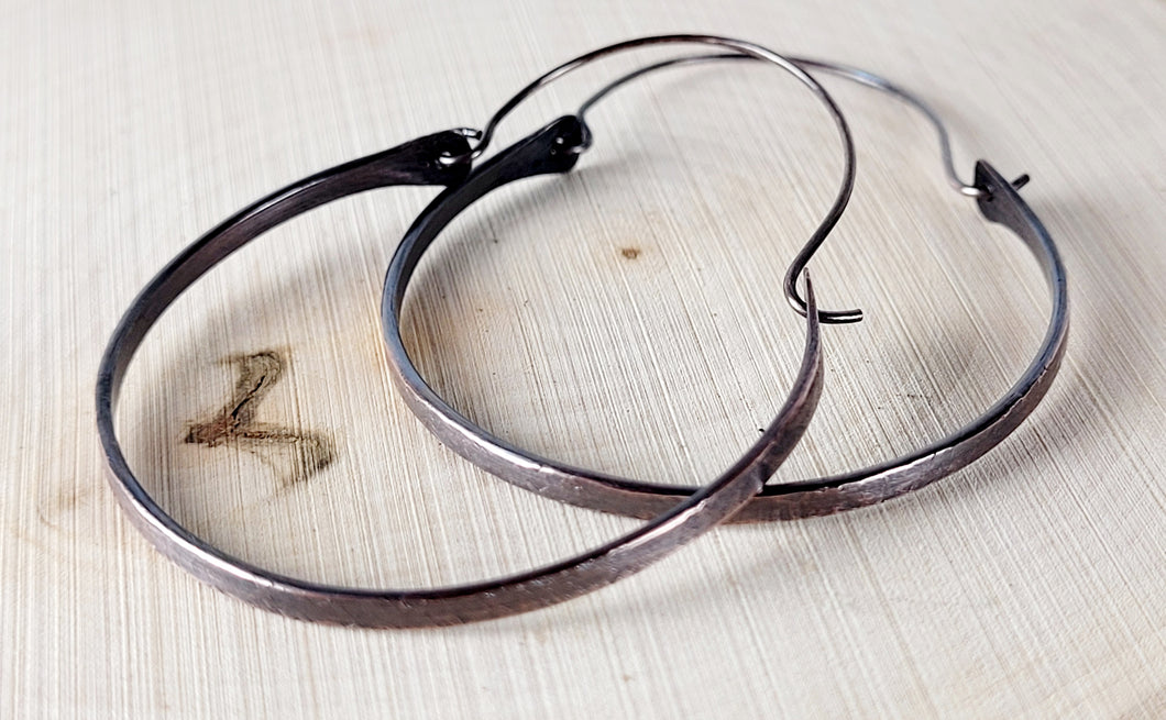 Copper Hoop Earrings